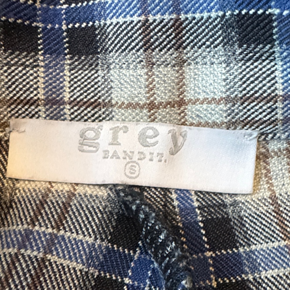 Plaid Women's Trousers - Picture 3 of 4